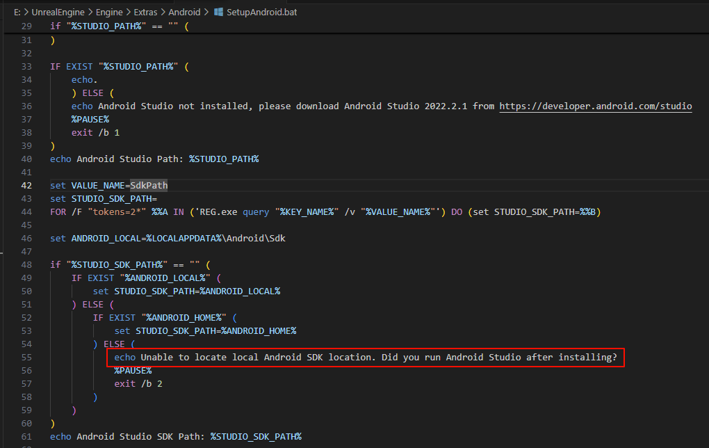 定位不到Sdk目录