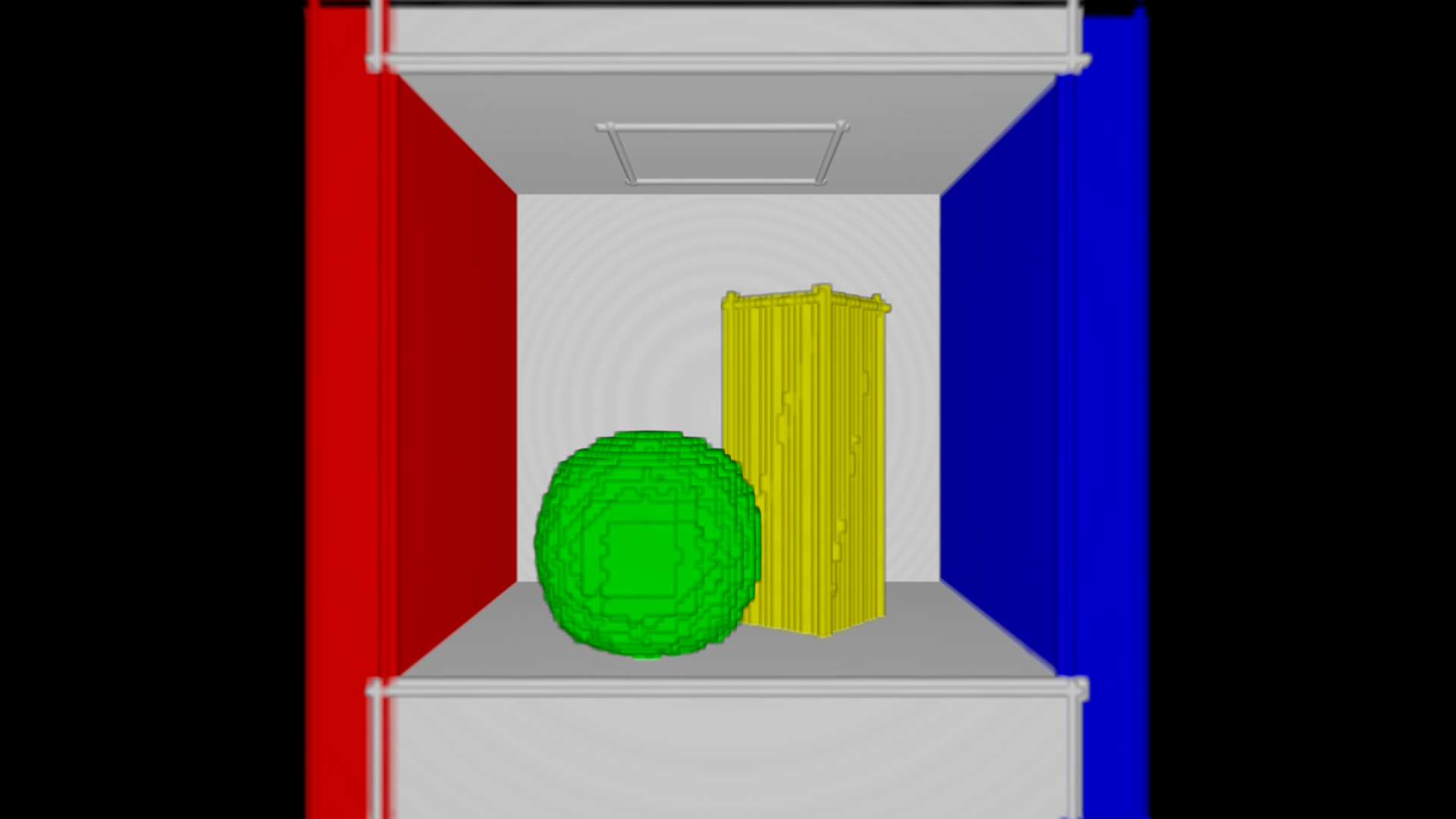 SampleScene 的 Voxel GI Albedo 调试输出