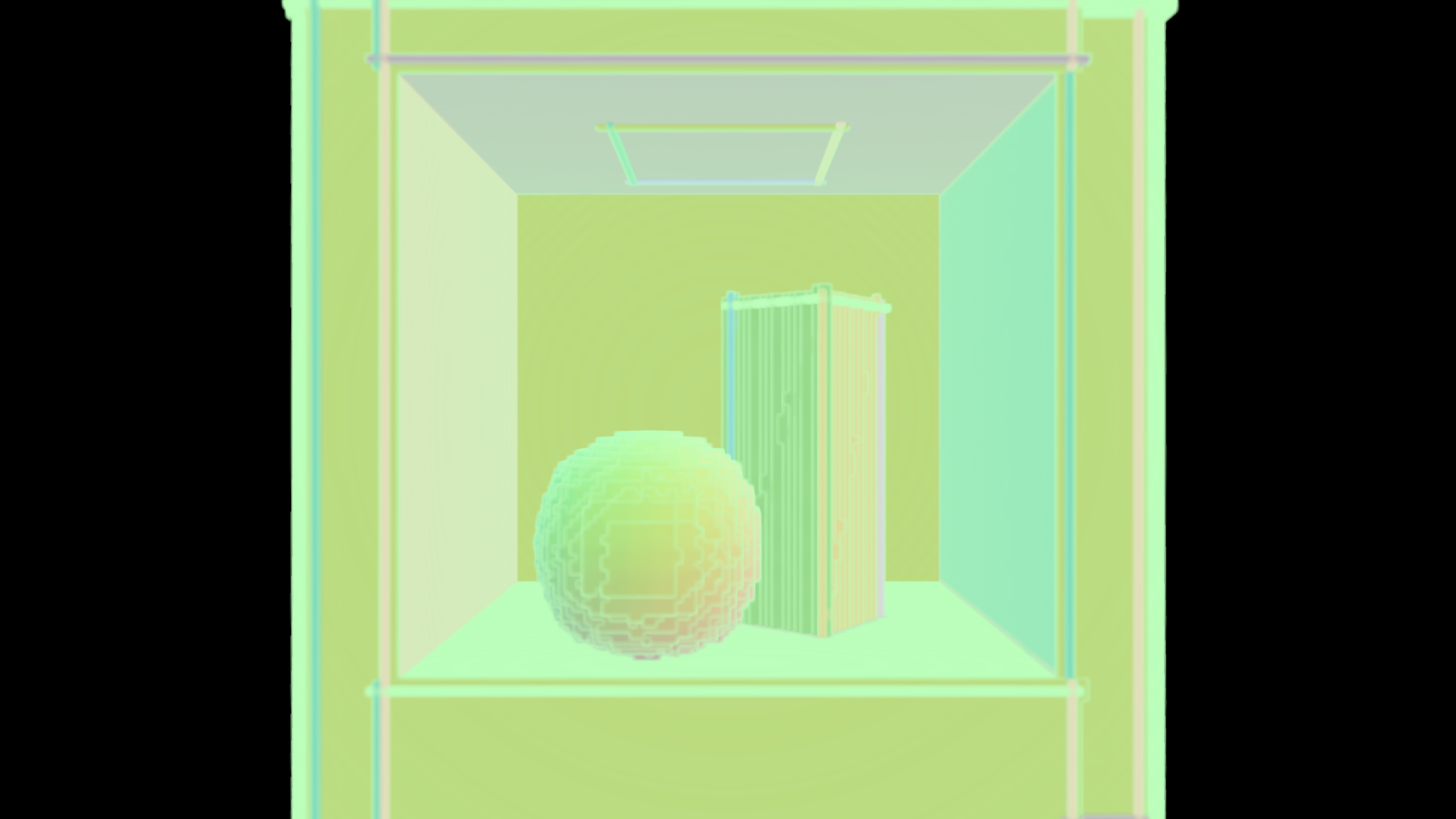 SampleScene 的 Voxel GI Normal 调试输出