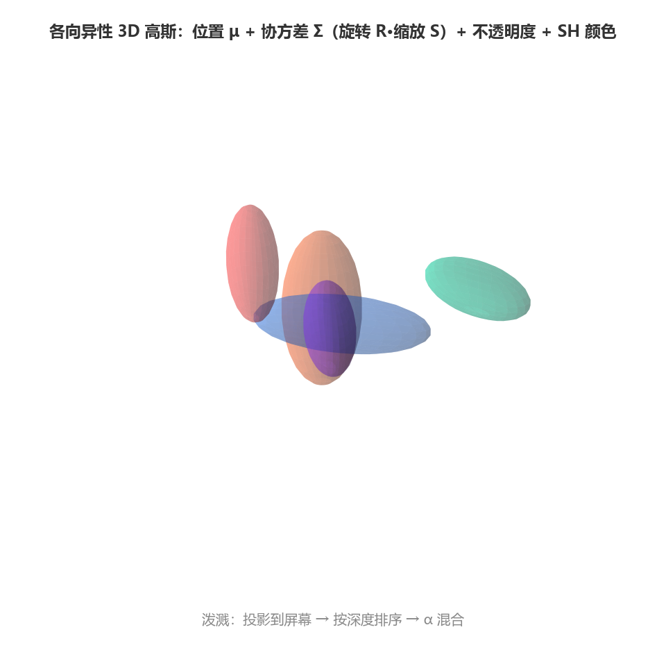 各向异性 3D 高斯